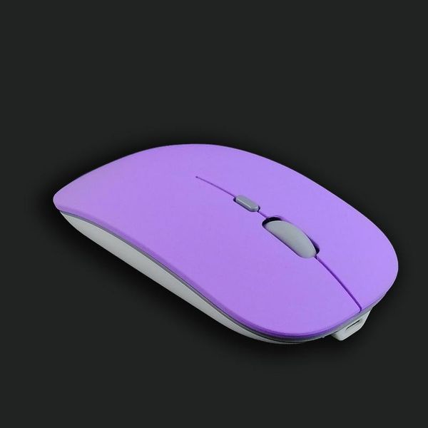 

mice 2.4g wireless mouse + bluetooth 5.0 two- mode 1600 dpi mini ultra-thin silent purple pink white gaming