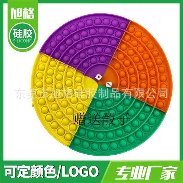 

deratization 30cm round chessboard deratization pioneer deskpuzzle game finger pressure decompression toy