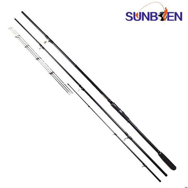 

boat fishing rods 3.6m/3.9m carbon fiber feeder rod 3 tips ml/m/mh spinning