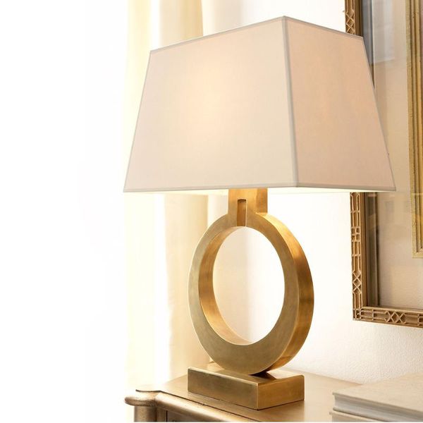 

nordic led table lights lighting luxury villa gold table lamps decorating lamp bedroom bedside led reading lights fixtures