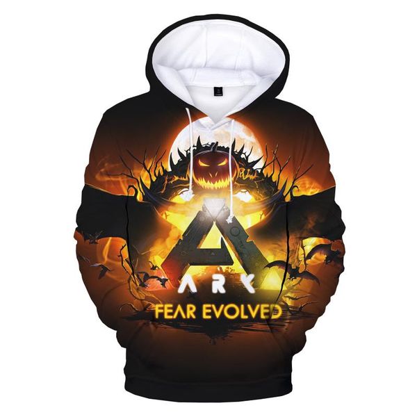 

men's hoodies & sweatshirts ark genesis season pass children men/women cool o-neck oversize anime kids clothes car, Black