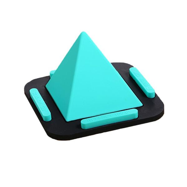 

cell phone mounts & holders mobile bracet deskbraket portable video brake tilting visual side anti-skid bracket silicon pyramid kickstan