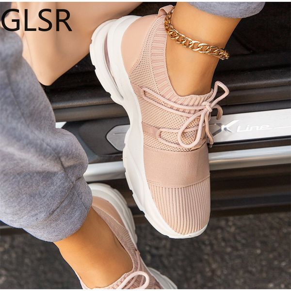 

dress shoes women's fashions, knitted shoes, casual lace women's vulcanized breathable comfort, shoes. bnik, Black