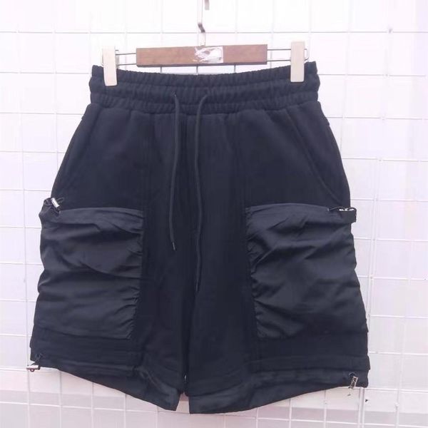 

2021 new das mulheres dos homens adf shorts casuais preto de alta qualidade streetwear arnodefrance bolso carga macaco c9qp, White;black
