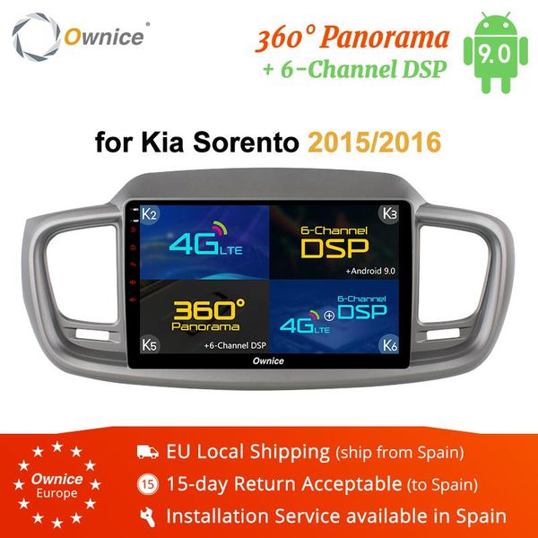 

player ownice k1 k2 k5 k6 octa core android 9.0 car dvd radio gps navi for kia sorento 2021 stereo 4g 360 panorama dsp