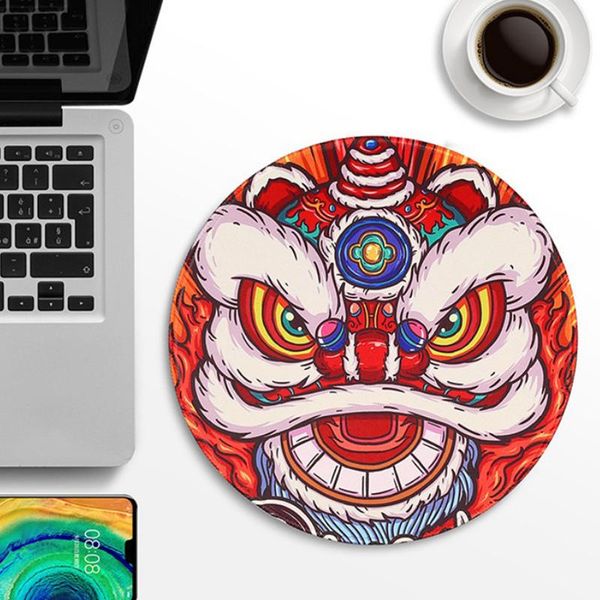 

mouse pads & wrist rests pad chinese style mousepad 30x30cm round gaming desk