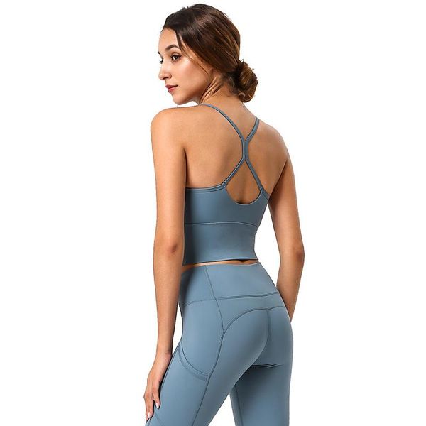 

gym clothing padded sports bra women fitness running training seamless crop push up yoga workout jogging bras beauty back shockproof, White;black