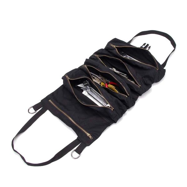 

car organizer seat back bag multifunctional tactical storage molle canvas hanging toolbox portable