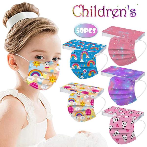 

shade 1-4 years kawaii face masks for kids child protection 3d cartoon print mouth mask adjustable facemask cosplay decoration
