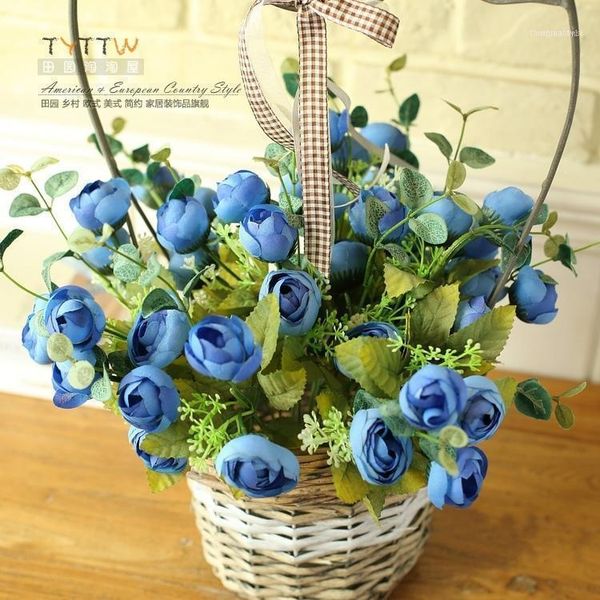 

10pcs/lot european grade simulation flower silk flower,home decoration bouquet restore ancient ways small buds11