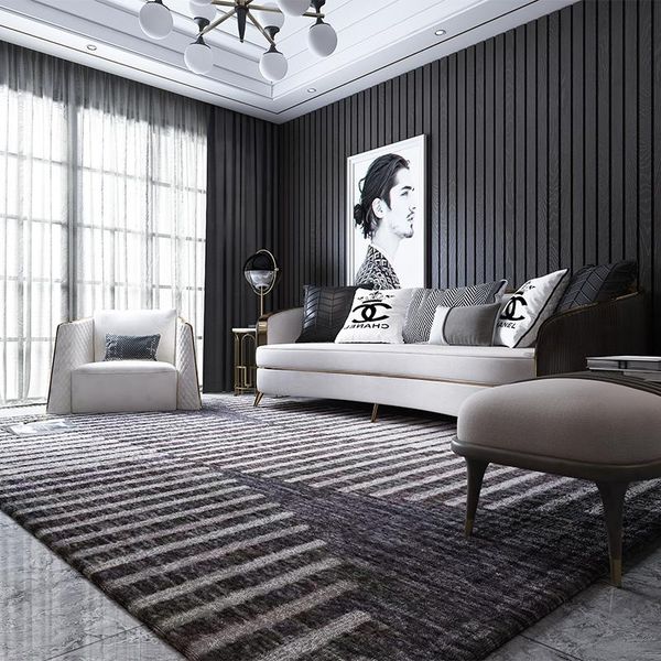 

carpets modern luxury carpet living room sofa waterproof home bedroom bed stain resistant mat can be customized.