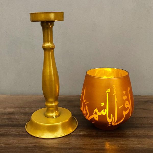

candles eid ramadan candle lantern retro holder deskornaments for home garden yard lamp decorations ednu888