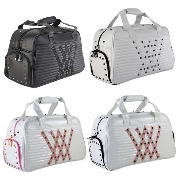 

golf bags brand a clothing bag totes shoes pink white black pu waterproof