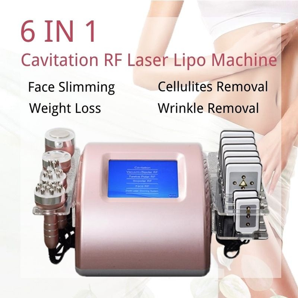 Sistema de escravização de cavitação superior do sistema de gravação de radiofrequência a vácuo laser 8 a laser de laser para perda de gordura Máquina de salão de salão de salão