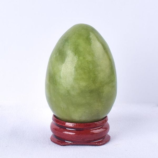 

decorative objects & figurines 45*30mm fengshui natural gemstone egg crystal turn to good luck balls healing chakra reiki for decoration