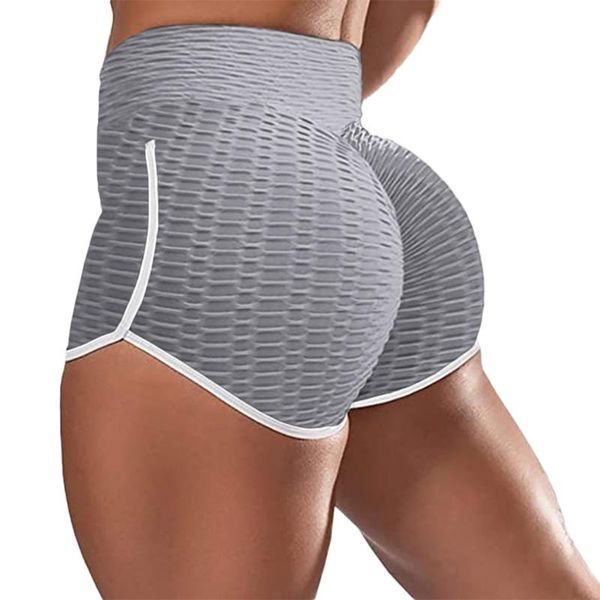 

yoga outfits women's athletic shorts workout leggings gym tights high waist fitness sports running clothing, White;red