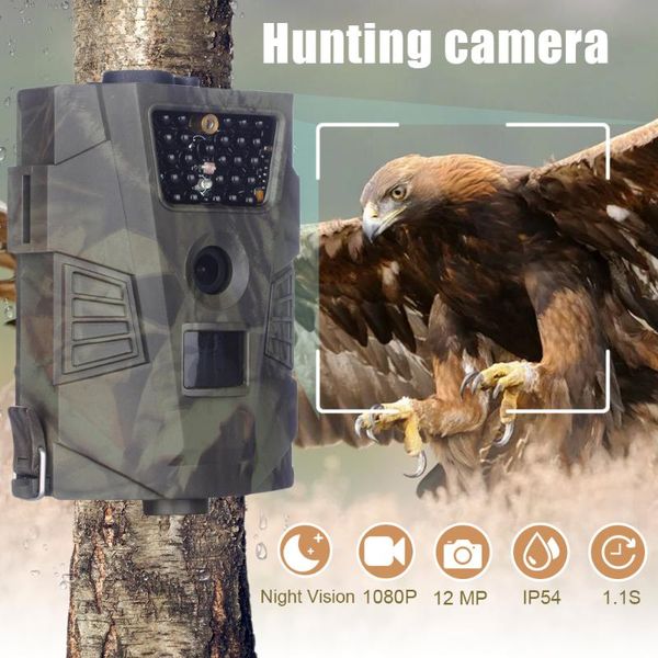 

hunting cameras ht-001 trail camera 12mp 1080p 850nm led wild night vision wildlife animal po traps