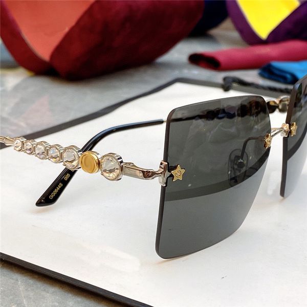 

super shiny crystal glasses women luxury diamond star sunglasses gold metal eyewear designer letters laser girl sport sunglasses, White;black