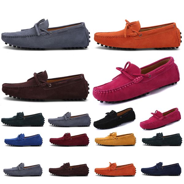 

2021 non-brand men running shoes triple black white red navy blue mens fashion trainer sneakers outdoor jogging walking