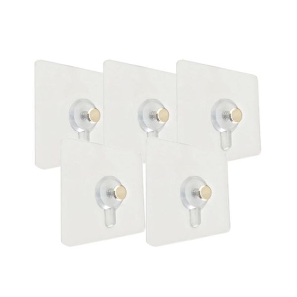 

10pcs non-trace wall picture hook invisible traceless hardwall drywall picture hanging kit for p frame hanging (6*6