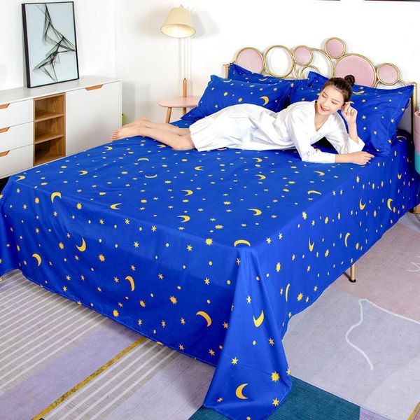 

sheets & sets soft sanding bedspread anti-skip wedding bed skirt queen king size fitted sheet cover double with case f0149