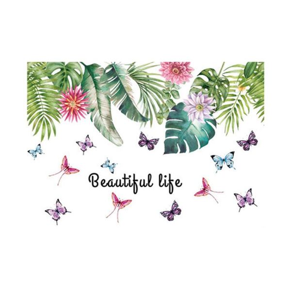 

wallpapers leaves flower wallpaper wall murals decals nordic papers