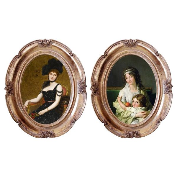 

frames 6/7 inches european style vintage golden carved resin po frame picture retro art home wall decoration ornaments