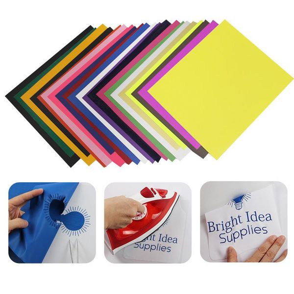 

sunice diy heat transfer film t-shirts clothes hat decoration ironing on htv printing sticker pu textile art pattern decor