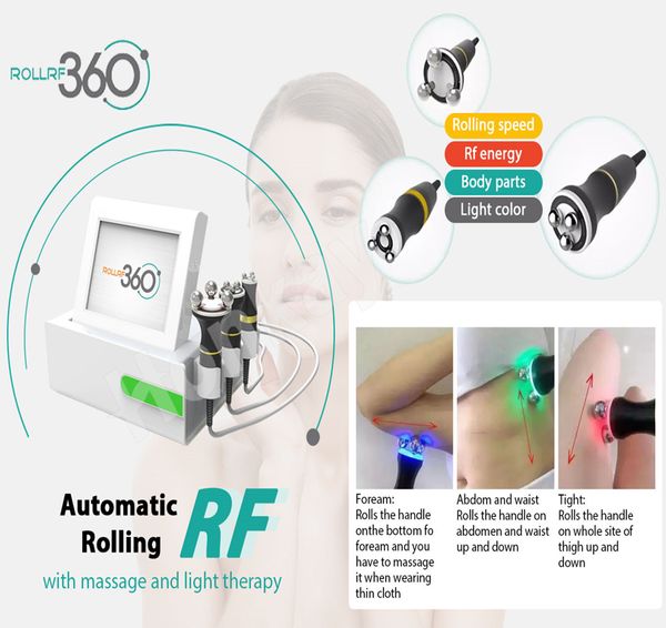 360Rf Arm-Bein-Massage Cellulite-Ausrüstung Dehnungsstreifenentfernung Hautverjüngung Lichttherapie Radiofrequenzgerät