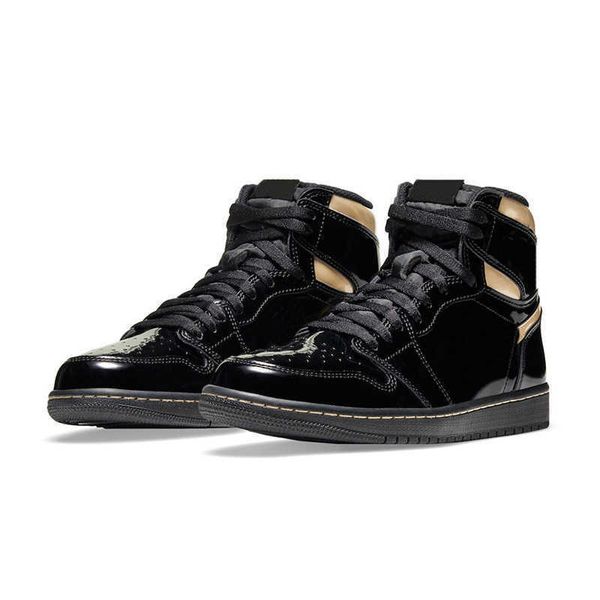 

1 mens basketball shoes men women black gold chicago volt turbo green homage to home shadow outdoor sports sneakers trainers5gts2r5m