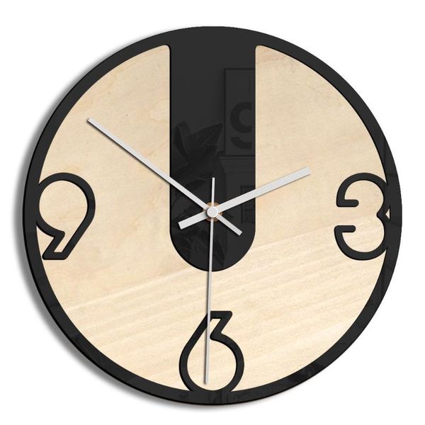

wall clocks simple retro clock creative home decoration silent watch decor