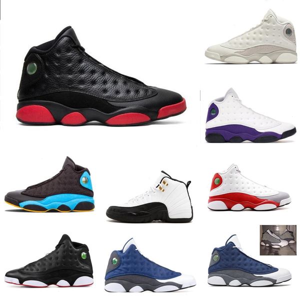 

13s flint bred obsidian new hyper royal starfish lucky green aurora green men basketball shoes 13 chicago playground he got game sneakers 34