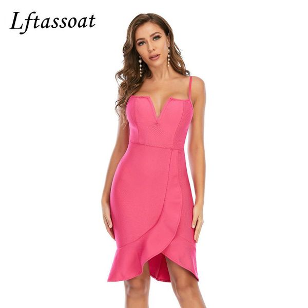 

women spaghetti strap sleeveless midi celebrity runway club party dresses lftassoat new summermermaid bodycon bandage dress, Black;gray