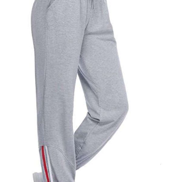 

fashion lace up pants sports contrast stripes casual women's, Black;white