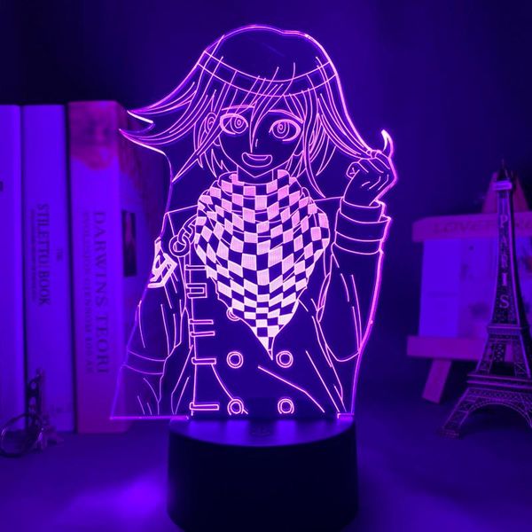 

night lights kokichi oma lamp danganronpa led light for room decoration child gift acrylic table