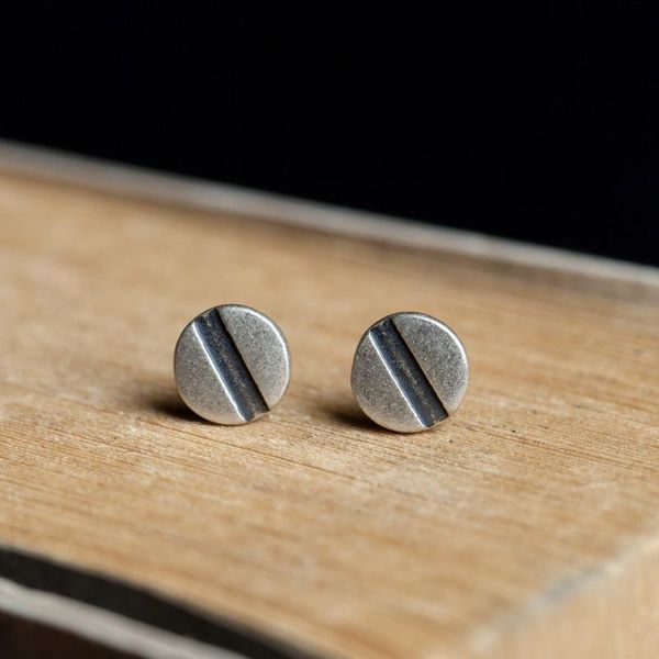 

stud geometric earrings lovely women vintage party wedding jewelry gifts for fashion, Golden;silver