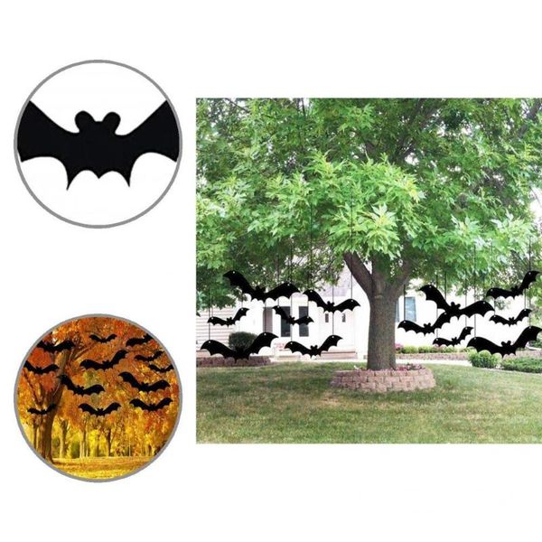 

party hats durable 6pcs great bat decorations festival bar haunted house decor pp long lasting for home
