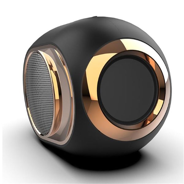 

mini speakers metal bass tws bluethooth speaker for phone waterproof golden egg stereo music player support fm radio