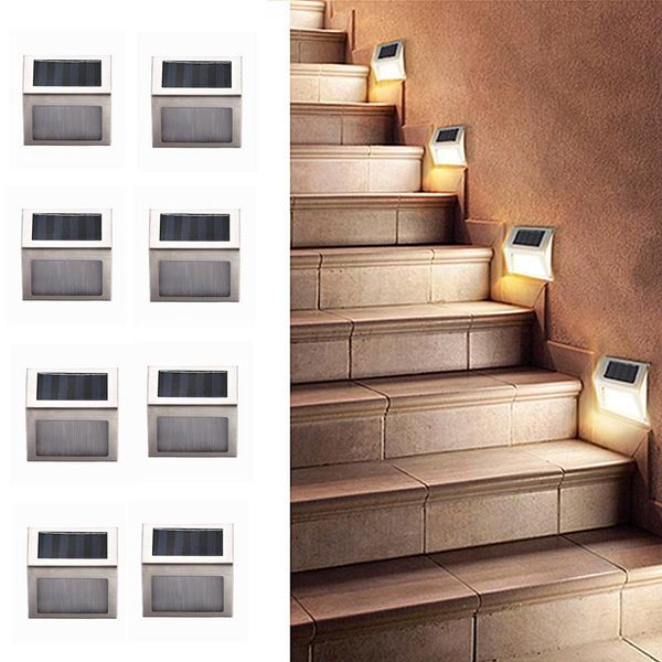 

solar lamps led light outdoor street garden decoration lights ip65 waterproof motion sensor wall stainless landscape lighting