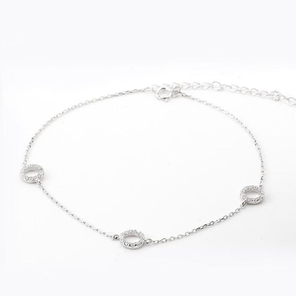 

anklets 925 silver bracelets adjustable length on the leg for women girls holiday beach barefoot jewelry, Red;blue