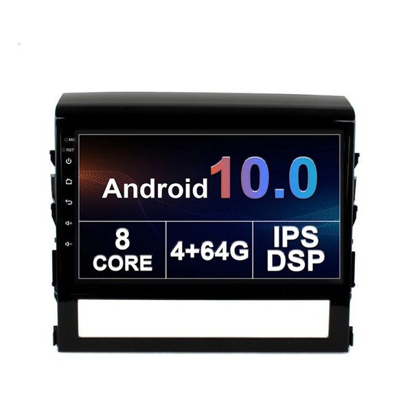 Autoradio dvd lettore multimediale unità principale GPS per auto per LAND CRUISER 2016-2018 Android 10.0 4GB Ram + 64GB Rom