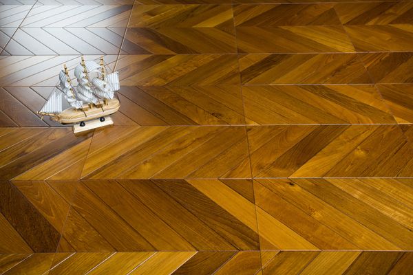 

godenl yellow burma teak fishbone chevron engineered hardwood flooring parquet tile medallion inlay wallpaper background wall panels art