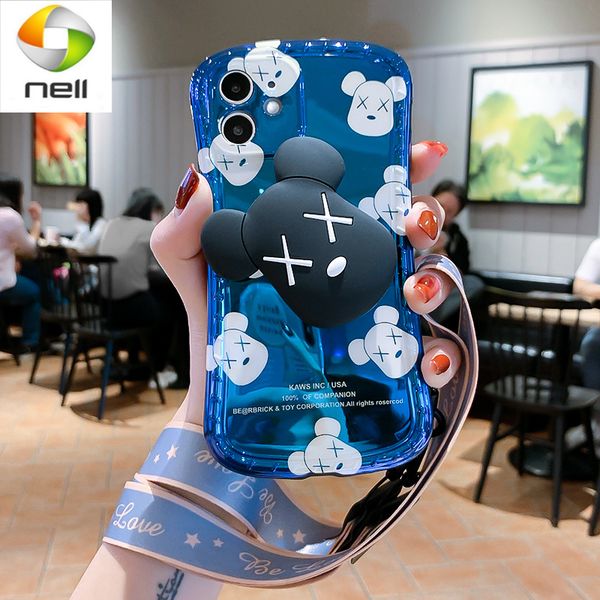 

blu-ray cartoon small waist cases for the iphone 12promax phone case apple 11 pro max 8 plus with lanyard xr x stand xs cover shell