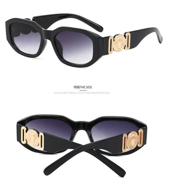 

sunglasses 2021 launch men's and women's fashion the same brand glasses luxury anti-uv, White;black