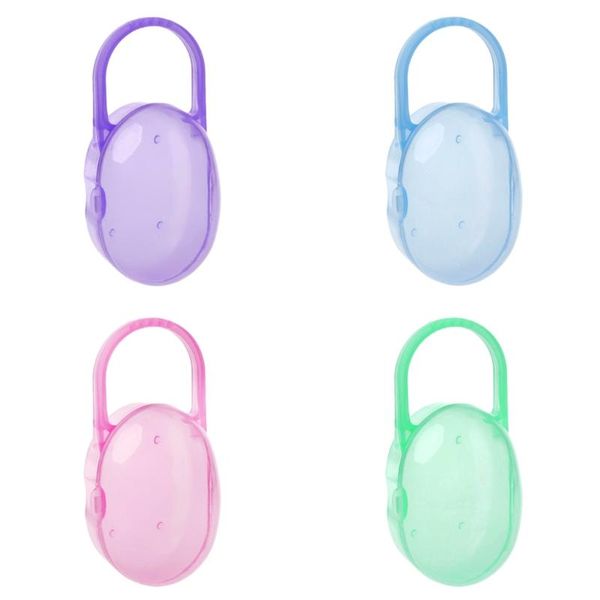 

pacifiers# 1pc soild portable baby infant kids pacifier nipple cradle case holder travel storage box