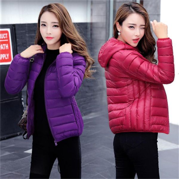 

women wool light short section slim pad autumn and winter new cotton jacket small q6mw, Black