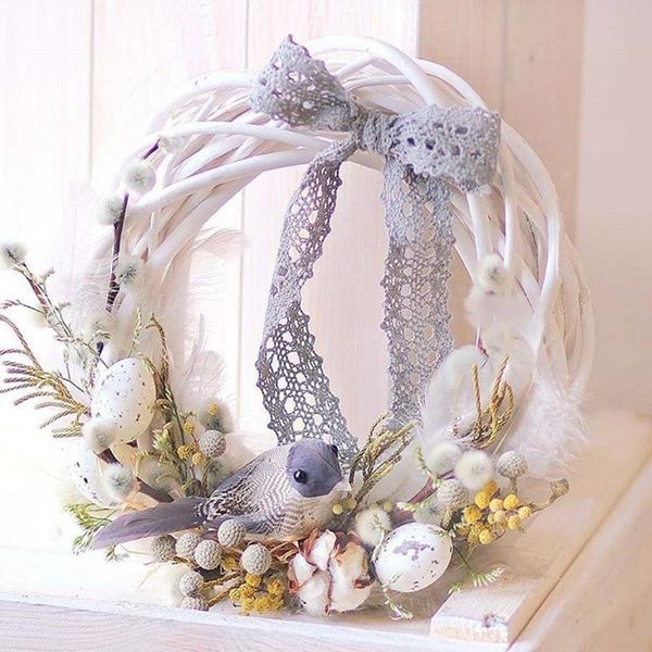 

christmas rattan wreath ornaments hanging flower crafts home party decoration christmas diy garland gifts xmas v qylulz