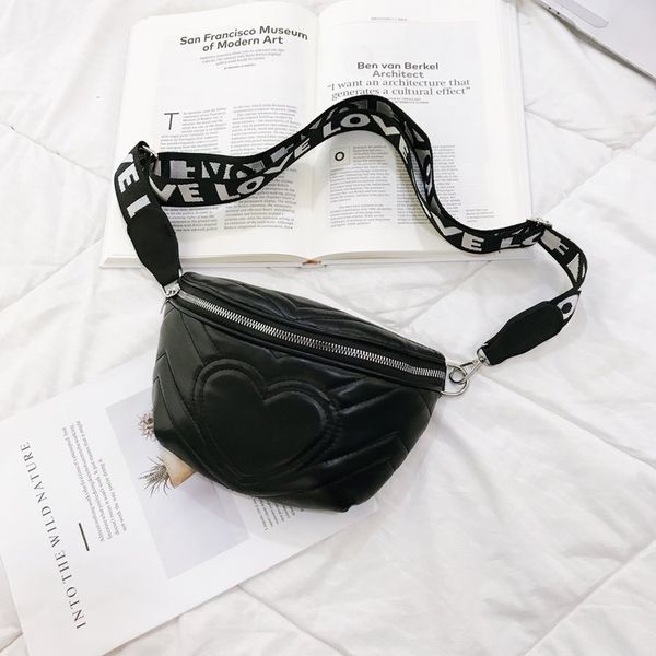 

factory outlet design net red star love the same female korean versatile messenger single shoulder small personalized waist bag