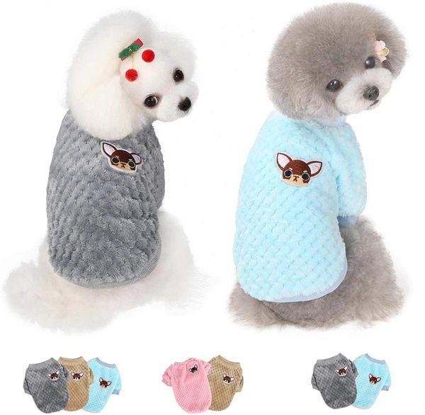 Modische Hundebekleidung, Hundekleidung für kleine, mittelgroße und große Hunde, Katzen, warmer, weicher Flanell-Haustierpullover für Welpen, Mädchen, Jungen, Haustiere, Pullover, Weste, Hemd, Mantel, Jacke, Weihnachten, S A67