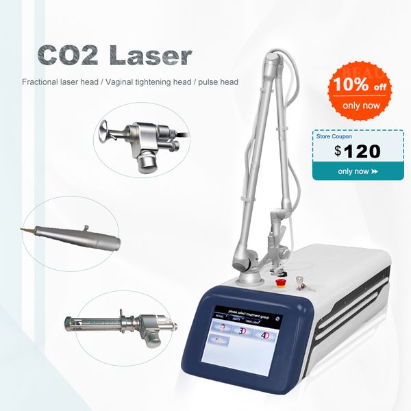 Laser frazionato ad alta potenza Skin Resurface Treatment Lazer Co2 Acne Scar Removal 10600NM 7 Pattern di uscita